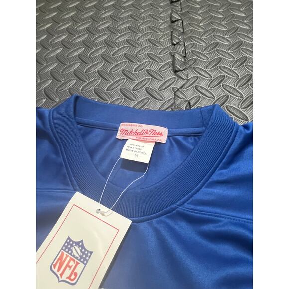 Mitchell & Ness 1975 Roger Staubach Dallas Cowboys Jersey Adult Size 54 Blue NWT - Picture 4 of 9
